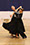 Erik and Rickie. Erik Linder and Rickie Taylor Champion Ballroom Dancers. Rickie wears a black dress with rhinestones.